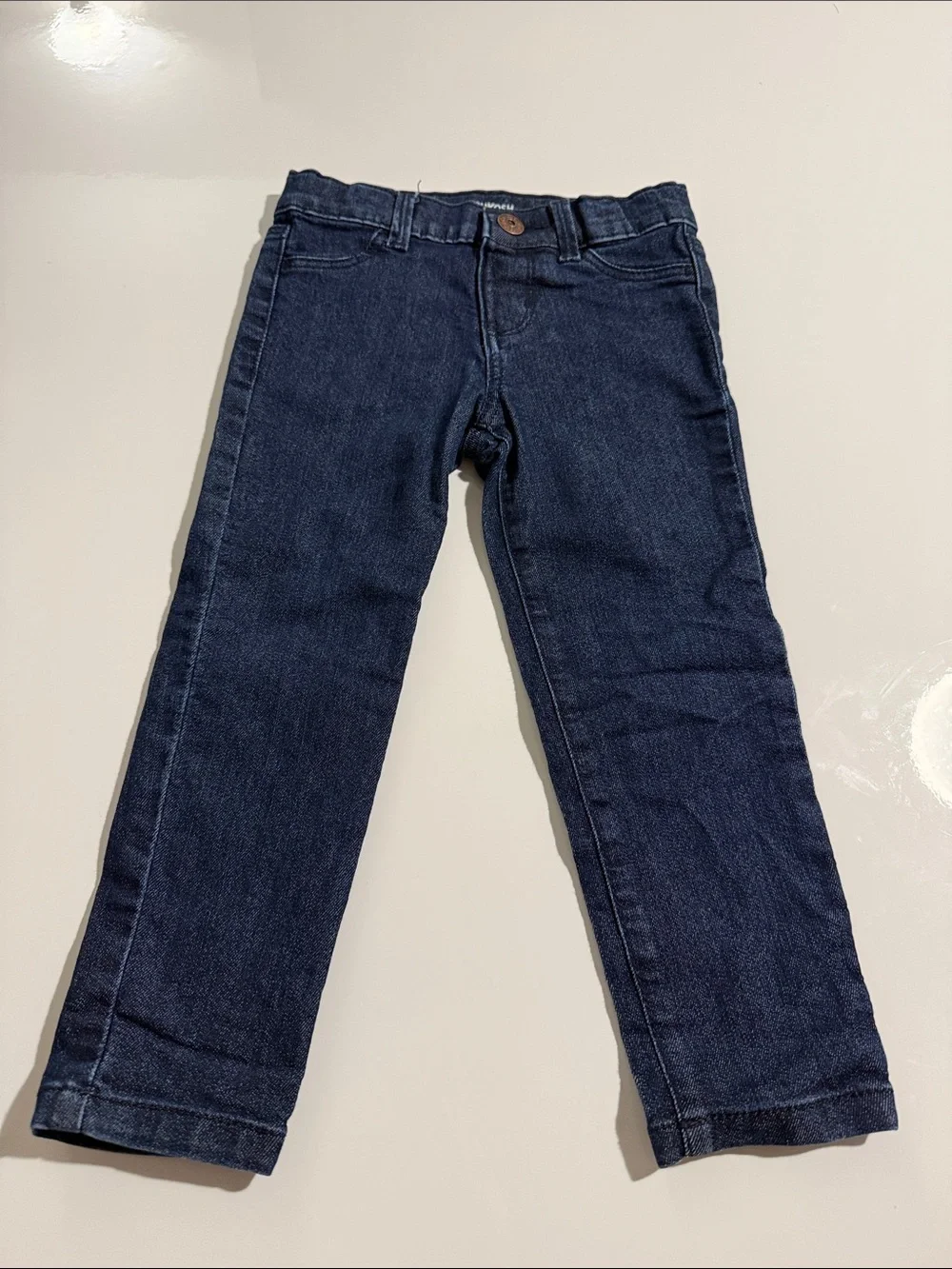 OshKosh B'gosh Girl Navy Blue Stretch Denim Jeans for Kids Sz 3T